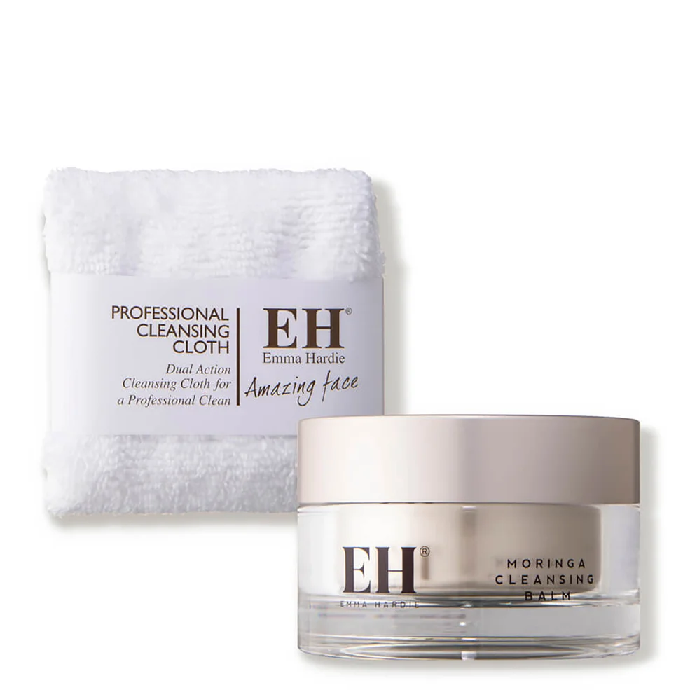 Emma Hardie Moringa Cleansing Balm with Professional Cleansing Cloth 100g Image 1