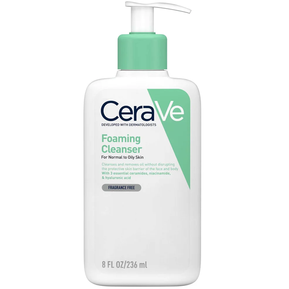 CeraVe Foaming Cleanser with Niacinamide for Normal to Oily Skin 236ml Image 1