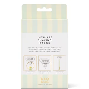 DeoDoc Intimate Shaving Razor - Green - Colour Green