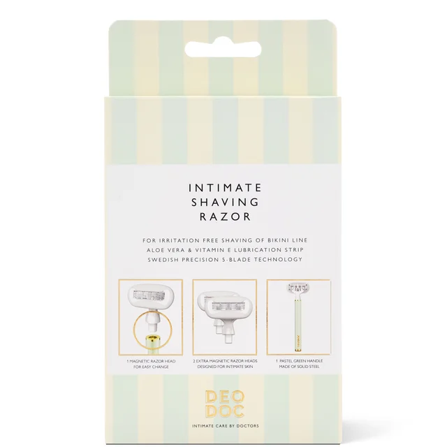 DeoDoc Intimate Shaving Razor - Green