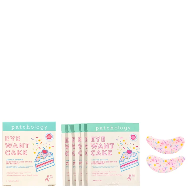 Patchology Eye Want Cake Limited Edition Smoothing & Hydrating Eye Patches - 5 Pack